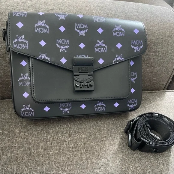 MCM MILLIE MONOGRAM CROSSBODY BAG - Picture 8 of 9